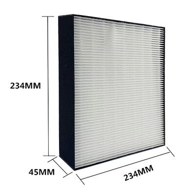 HEPA filtrs Daikin MC50 MC40 MCK55 sērijas KAFP080A4 KAFP080B4 gaisa attīrītāja filtram (234*234*45MM)