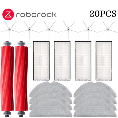 Glavna bočna četka Mop Hepa Filter Vrećica za prašinu Četka za čišćenje Roborock S7 Maxv Ultra S7 Pro Ultra Robot Vakuum Dodaci