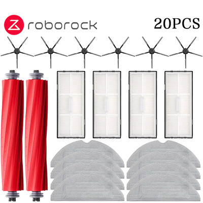 Glavna bočna četka Mop Hepa Filter Vrećica za prašinu Četka za čišćenje Roborock S7 Maxv Ultra S7 Pro Ultra Robot Vakuum Dodaci