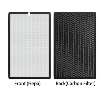 A341 HEPA + Activated Carbon Composite Multifunctional Filter Purifier Air Purifier Parts 397*217*38mm For Boneco P340