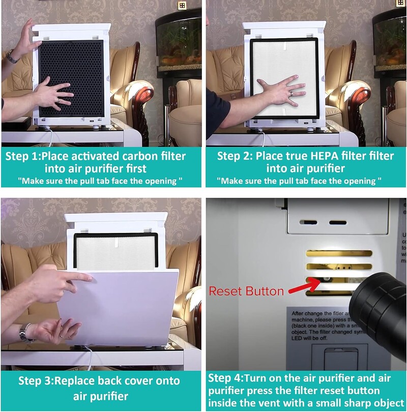 Za GoKBNY 2 pakiranja LV-PUR131 zamjenskih filtara kompatibilnih s Levoit LV-PUR131, LV-PUR131S, LV-PUR131-RF pročistačem zraka