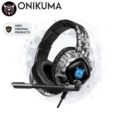 ONIKUMA K19 žaidimų ausinės laidinės triukšmą slopinančios stereo ausinės su mikrofonu