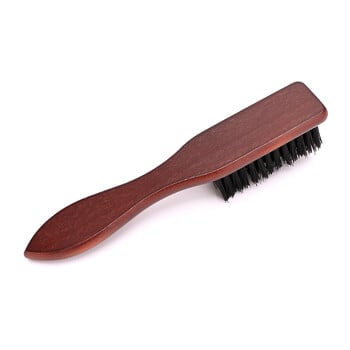 Barber Wood Handle Hairdressing Soft Wash Cleaning Brush Retro Neck Duster Broken Αφαίρεση χτένας Εργαλεία κομμωτηρίου styling μαλλιών