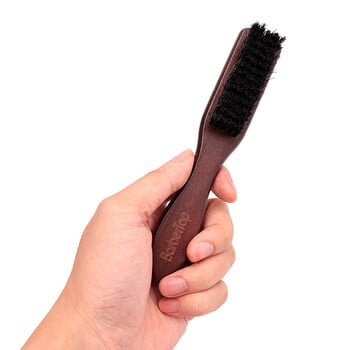 Barber Wood Handle Hairdressing Soft Wash Cleaning Brush Retro Neck Duster Broken Αφαίρεση χτένας Εργαλεία κομμωτηρίου styling μαλλιών