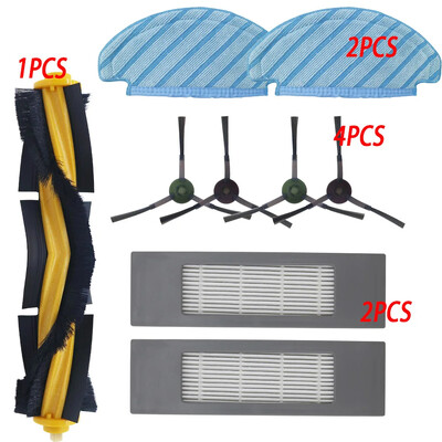 Skirta Ecovacs Deebot N8 PRO T8 T8 AIVI Yeedi 2 hibridinio dulkių roboto dulkių siurblio Hepa filtro pagrindinio šoninio šepečio šluotos pakaitinė dalis