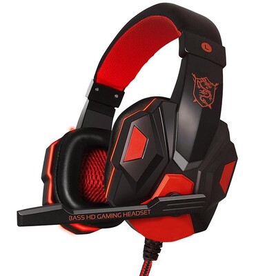 3,5 mm žičane slušalice za igranje, sklopive slušalice za računalne igrače s podesivim mikrofonom za PS4 Xbox One Nintend Switch PC
