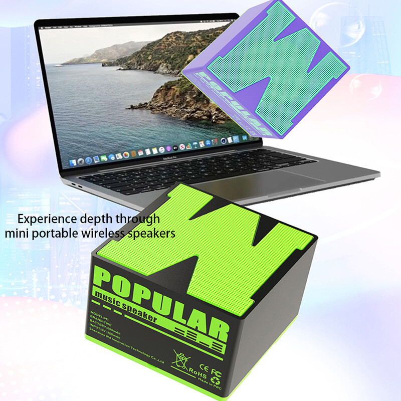 Mini juhtmevabad kõlarid Bluetoothiga ühilduvad 5.4 HIFI välishelikarbi mängija Muusikakõlar mobiiltelefonidele tahvelarvutitele sülearvutitele