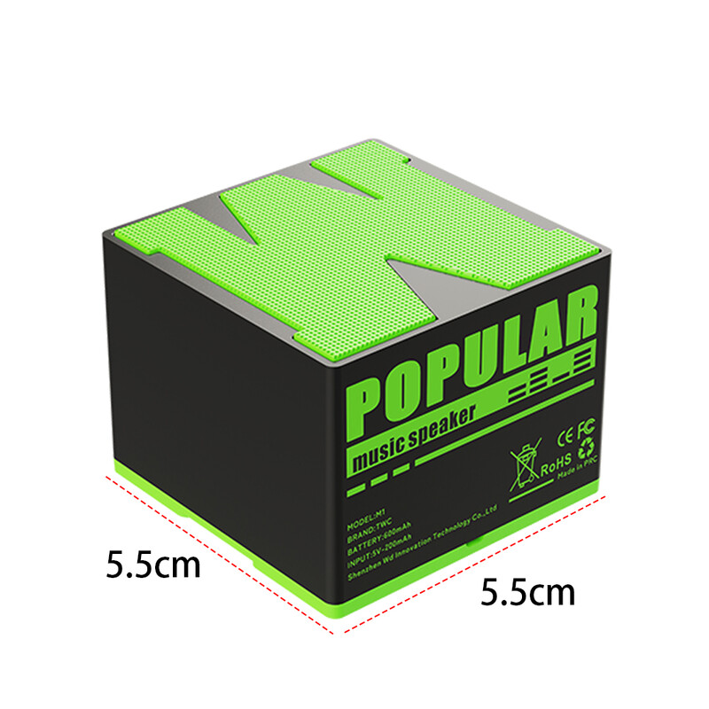 Mini juhtmevabad kõlarid Bluetoothiga ühilduvad 5.4 HIFI välishelikarbi mängija Muusikakõlar mobiiltelefonidele tahvelarvutitele sülearvutitele