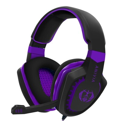 Căști cu fir Căști de gaming Căști supraauriculare cu izolație de zgomot cu mic. Control volum Bass Surround pentru PC PS4 PS5 XBOX