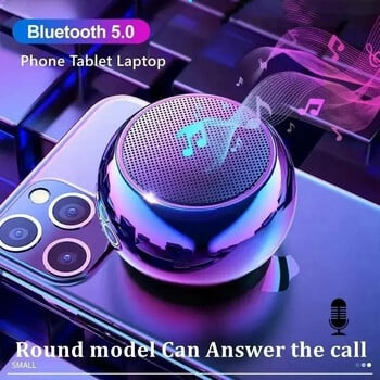 Малко стоманено оръдие Метален тежкотоварен субуфер Външен мини Bluetooth високоговорител M3 Flash Безжичен Bluetooth преносим високоговорител