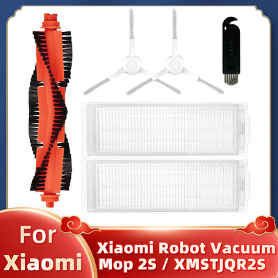 Pre náhradné diely do vysávača Xiaomi Robot Vacuum Mop 2S XMSTJQR2S, hlavná kefa, bočná kefa, HEPA filter, náhradné mopové utierky