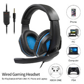Slušalice za igre Slušalice za smanjenje buke Subwoofer Surround Stereo zvuk Slušalice s mikrofonom Slušalice za Xbox One PS4 PS5