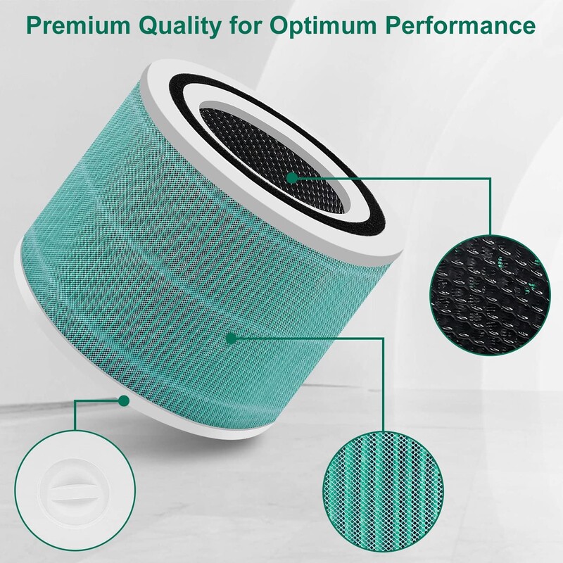 Zamjena visokoučinkovitog aktiviranog Hepa filtra za Levoit Air Purifier Core 300 Rezervni dijelovi Dodaci za filtar pročišćivača zraka