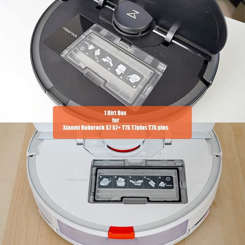 Zamjena kutije za prašinu za Xiaomi Roborock S7 S7+ T7S T7plus T7splus Kutija za prljavštinu usisavača
