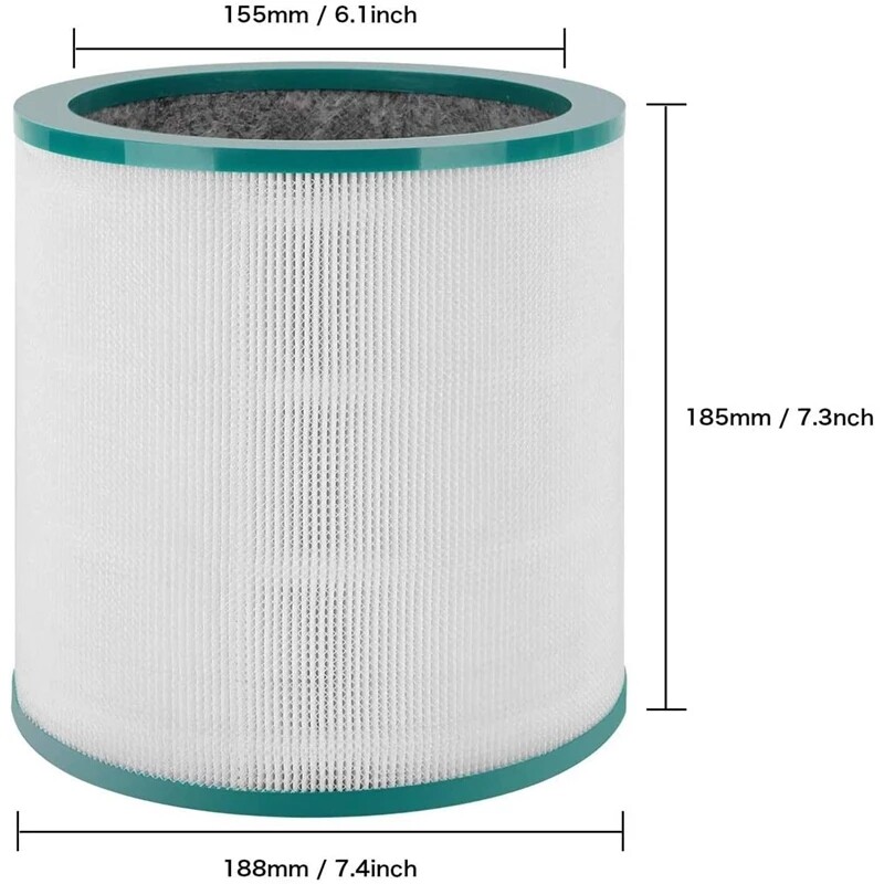 Broj dijela 968126-03 HEPA filter za Dyson Pure Cool Link TP00 TP01 TP02 TP03 AM11 BP01 Tower pročišćivač zraka