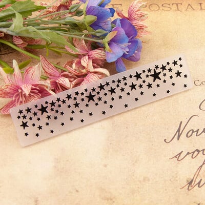 26 štýlov 15x3cm embossovací priečinok plastová šablóna pre DIY scrapbooking remeslá fotoalbum pohľadnica ručne vyrobená sviatočná dekorácia