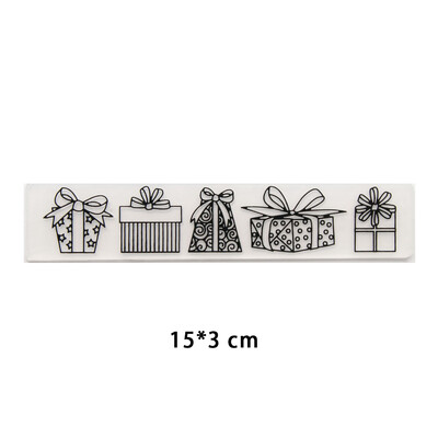 15x3cm nový dizajn plastovej šablóny na razenie pre DIY scrapbooking, remeslá, fotoalbum, ručne vyrábané sviatočné dekoračné potreby
