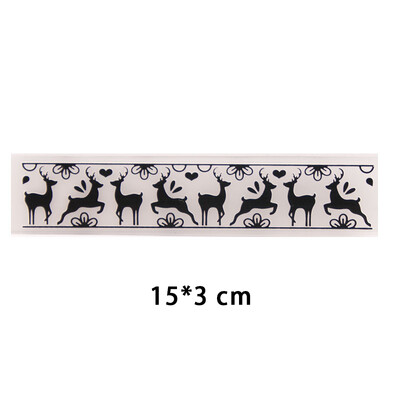 15x3cm nový dizajn plastovej šablóny na razenie pre DIY scrapbooking, remeslá, fotoalbum, ručne vyrábané sviatočné dekoračné potreby
