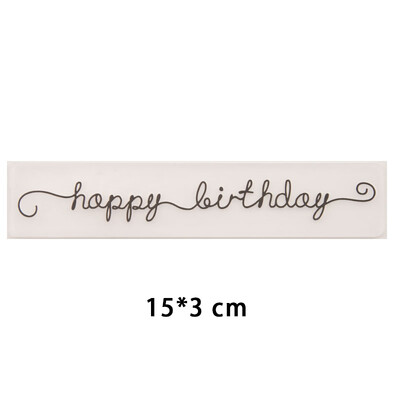 15x3cm nový dizajn plastovej šablóny na razenie pre DIY scrapbooking, remeslá, fotoalbum, ručne vyrábané sviatočné dekoračné potreby