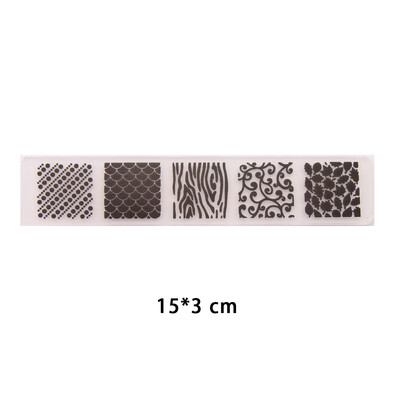 15x3cm nový dizajn plastovej šablóny na razenie pre DIY scrapbooking, remeslá, fotoalbum, ručne vyrábané sviatočné dekoračné potreby