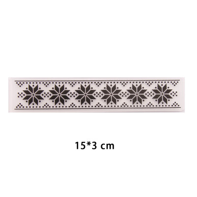 15x3cm nový dizajn plastovej šablóny na razenie pre DIY scrapbooking, remeslá, fotoalbum, ručne vyrábané sviatočné dekoračné potreby
