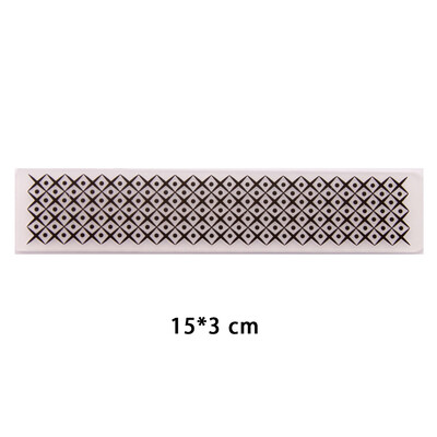 15x3cm nový dizajn plastovej šablóny na razenie pre DIY scrapbooking, remeslá, fotoalbum, ručne vyrábané sviatočné dekoračné potreby