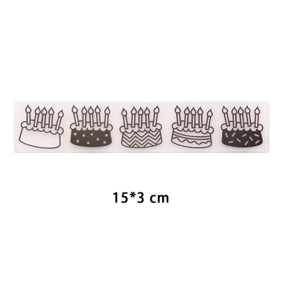 15x3cm nový dizajn plastovej šablóny na razenie pre DIY scrapbooking, remeslá, fotoalbum, ručne vyrábané sviatočné dekoračné potreby