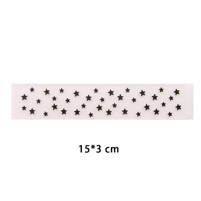 15x3cm nový dizajn plastovej šablóny na razenie pre DIY scrapbooking, remeslá, fotoalbum, ručne vyrábané sviatočné dekoračné potreby