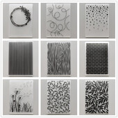 (29 stiliai) 2022 m. medžio raštų reljefiniai aplankai, skirti iškarpų albumui, albumų kortelėms, reikmenų gamybai