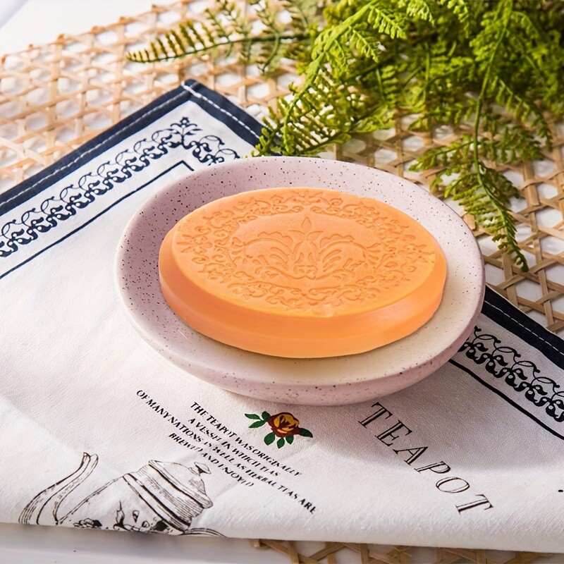 Ovalni silikonski kalup za sapun sa 6 udubljenja s elegantnim cvjetnim dizajnom - neprianjajući, lako se otpušta za diy ručno izrađene sapune, žele i pečenje