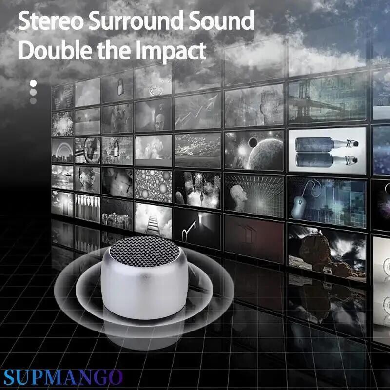 M1 nešiojamasis Bluetooth garsiakalbis Muzika stereo erdvinis mini USB lauko žemųjų dažnių garsiakalbis Garso grotuvas Garsiakalbis mikrofonas