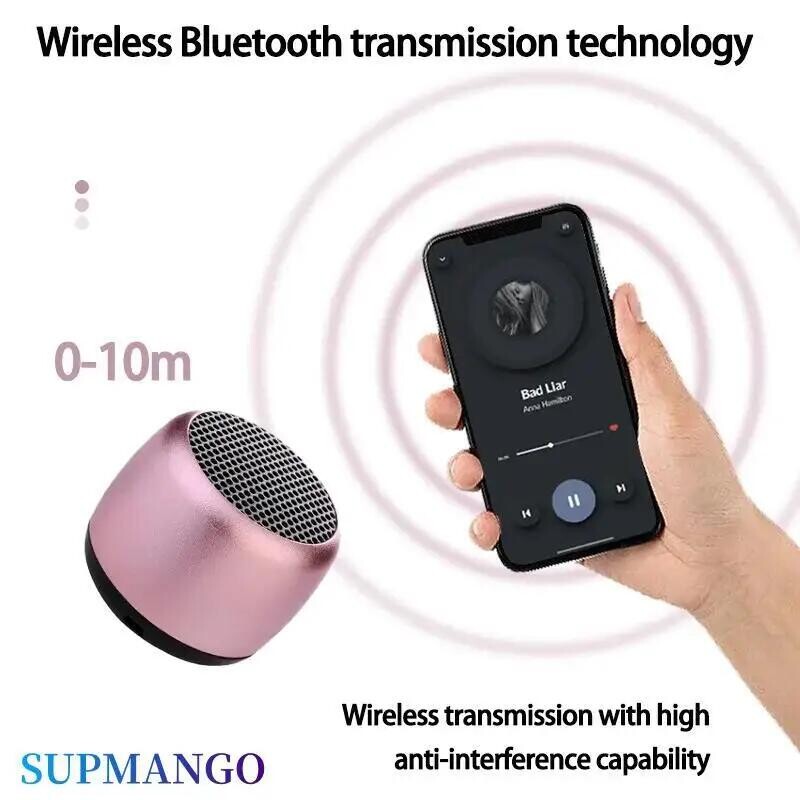 M1 nešiojamasis Bluetooth garsiakalbis Muzika stereo erdvinis mini USB lauko žemųjų dažnių garsiakalbis Garso grotuvas Garsiakalbis mikrofonas