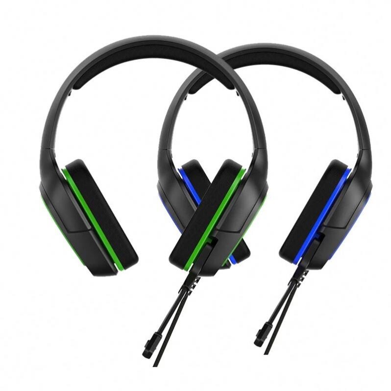 Játékos fejhallgató PS5/PS4/XBOX One/Pc fejhallgatóhoz zajszűrős mikrofonnal memóriahabos fülpárna játék