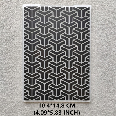 (29 stiliai) Geometriniai reljefiniai aplankai, skirti Scrapbooking popieriui albumų kortelėms, reikmenų gamybai, 3D plastiko pjaustymo štampams amatai