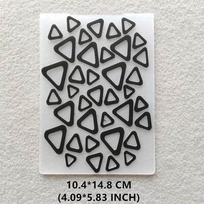 (29 stiliai) Geometriniai reljefiniai aplankai, skirti Scrapbooking popieriui albumų kortelėms, reikmenų gamybai, 3D plastiko pjaustymo štampams amatai