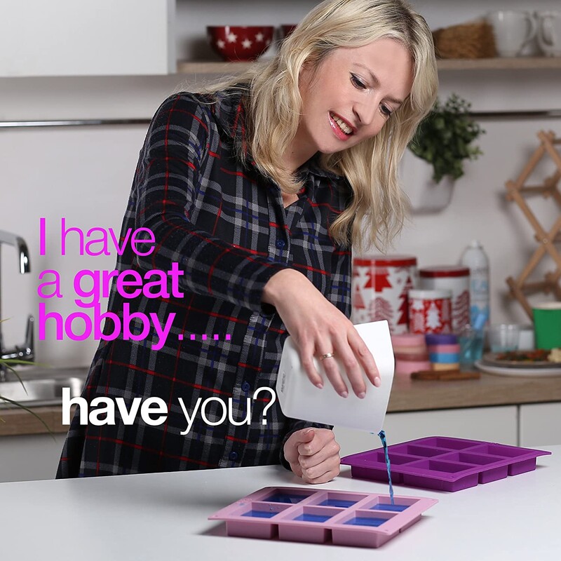 Silikonski kalupi za sapun DIY ručno rađeni kalupi s mješovitim uzorcima sa 6 udubljenja za Bundt tortu Cupcake Puding svijeća Alat za izradu sapuna