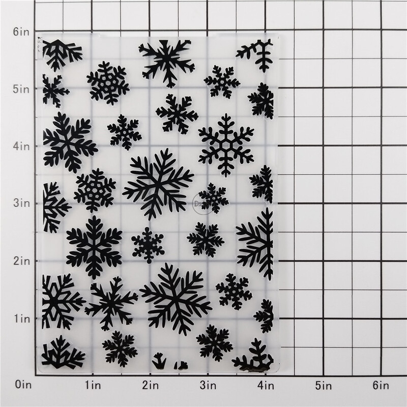 2023 m. NAUJI snaigių fono reljefiniai aplankai, skirti Scrapbooking popierinių albumų kortelėms gaminti reikmenis 3D plastikiniai trafaretai amatai