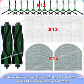 Prikladno za iRobot Roomba Combo Essential, Roomba Vac Essential Dijelovi Glavni valjak Bočna četka Hepa Filter Mop Pad Krpeni dodaci