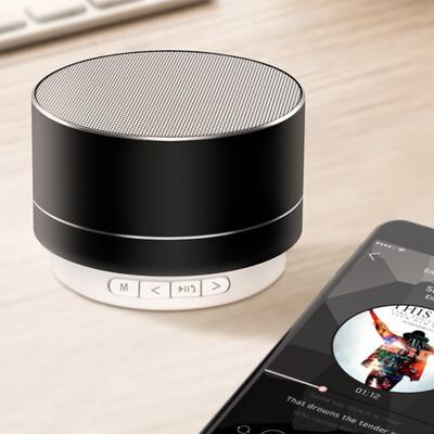 Нов безжичен високоговорител Bluetooth външен събуфер MINI Преносим високоговорител Радио Музикална звукова кутия Безжичен високоговорител от алуминиева сплав A10