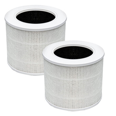 Gaisa attīrītāja filtrs LEVOIT Core Mini gaisa attīrītāja filtram 3-in-1 Ture HEPA augstas efektivitātes aktīvā ogle, Core Mini-RF