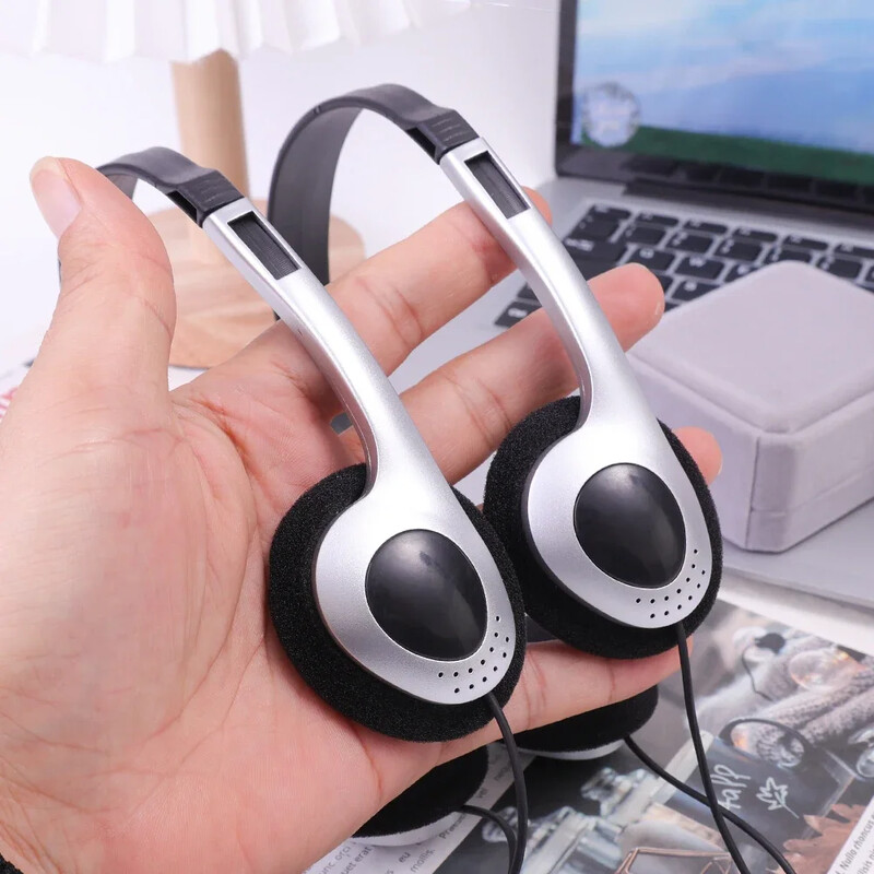 Căști universale cu fir, mufă de 3,5 mm, căști pentru computer, sport, telefon mobil, MP3, laptop, căști stereo montate pe cap