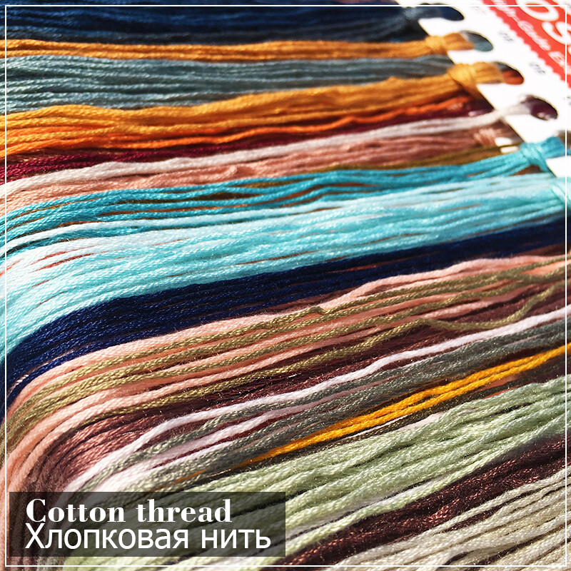 Zozack nyomtatott karácsonyi nyúl 11CT keresztszemes hímzőkészletek DMC pamutszálak kézműves otthoni dekoráció nyomtatott vászon