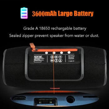 3600mAh 40W TWS Bluetooth високоговорител Водоустойчив преносим компютър колона бас Музикален плейър Субуфер Boombox с BT AUX TF usb