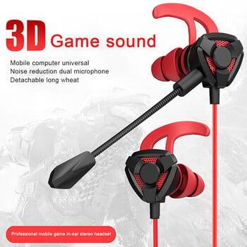 Olaf Headset Gamer Ενσύρματα ακουστικά 3,5mm Jack Headphones with Microphone Mic 3D Stereo for Phone PC Laptop In-Ear Gaming Earbuds