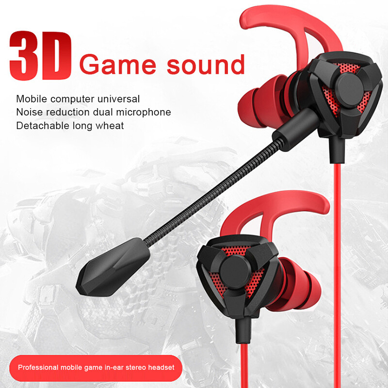Olaf Headset Gamer Ενσύρματα ακουστικά 3,5mm Jack Headphones with Microphone Mic 3D Stereo for Phone PC Laptop In-Ear Gaming Earbuds