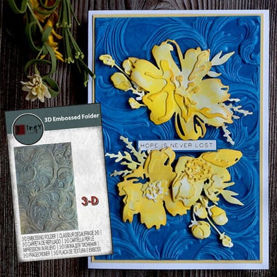 Τρισδιάστατο ανάγλυφο λουλούδι φακέλου, νιφάδα χιονιού, προμήθειες scrapbooking Υλικά χειροτεχνίας DIY Art Deco φόντου Φωτογραφικό άλμπουμ Δέντρα, τουλίπα