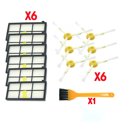 Slaucīšanas robotu piederumi HEPA filtri IRobot Roomba 880 860 870 871 980 990 Papildināšanas daļas Rezerves suku komplekts