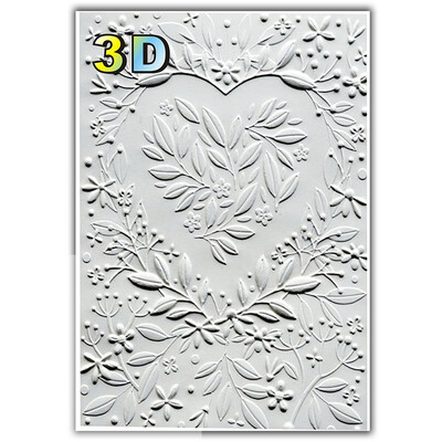 Τρισδιάστατοι ανάγλυφες φάκελοι όπως νέο μπουκέτο λουλουδιών σε σχήμα καρδιάς, χωράφι χρυσάνθεμου, ανθισμένα, φύλλα Enhui, Judie, εντυπωσιακό μαντάλ