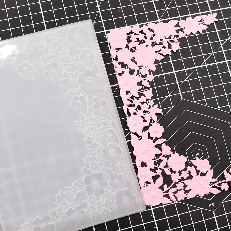 3D dombornyomott dombormű mappa – meghívó csipke, kézzel készített levelekhez és háttér üdvözlőlap vágólaphoz, 2024 új kiadás