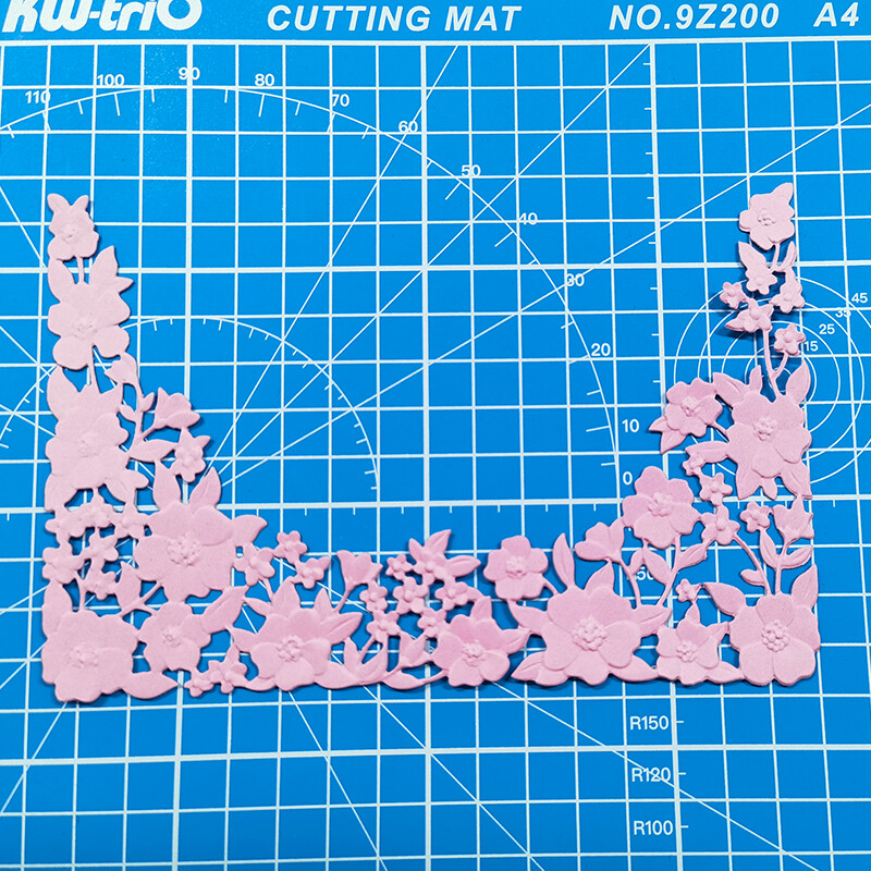 3D dombornyomott dombormű mappa – meghívó csipke, kézzel készített levelekhez és háttér üdvözlőlap vágólaphoz, 2024 új kiadás